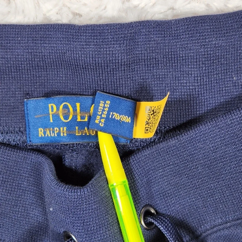 Ralph Lauren Color Block Jogger Sweatpants Navy White‎ Green Size S $175 New